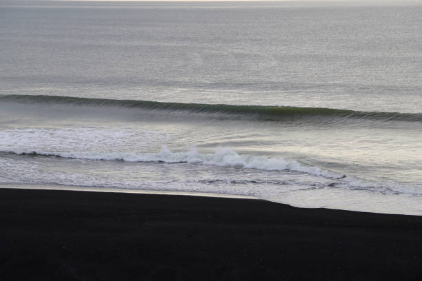 istock Waves at the Reynisfjara black sand beach 1165514209