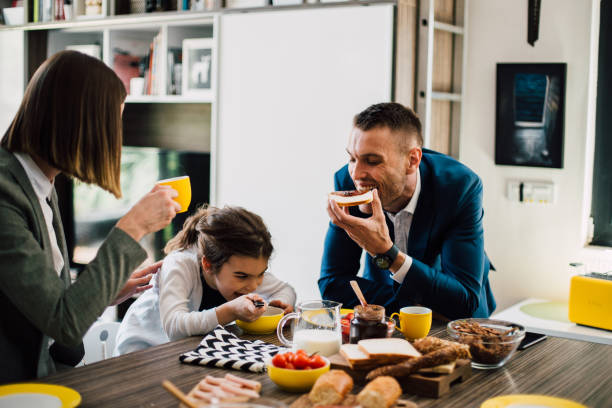 istock Family eating breakfast 1165518306