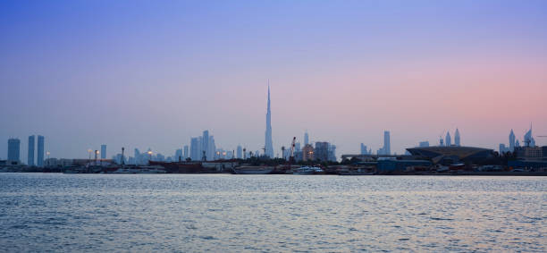 istock sunset in Dubai city view 1165529450