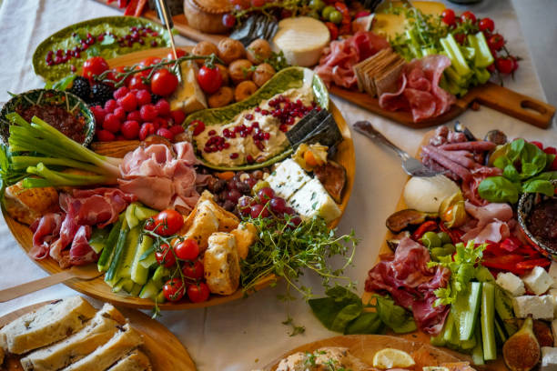 istock Close up of a fresh food platter 1165539395