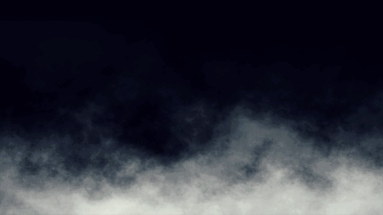 Humo atmosférico, niebla, nube, movimiento suave, animación de fondo abstracta moderna 3d render photo