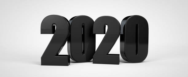 istock 2020 new year 3d black metallic text 3d render 1165549684