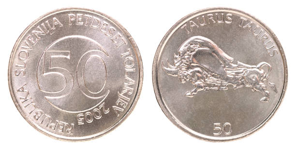 istock Isolated Tolar Coin - Slovenia 1165549699