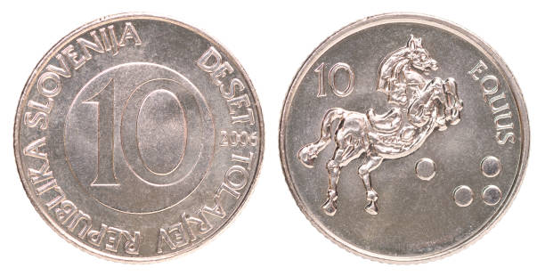 Isolated Tolar Coin - Slovenia