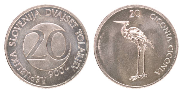 istock Isolated Tolar Coin - Slovenia 1165549705
