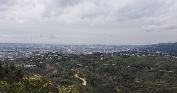 istock Los Angels beside downtown from overlook 1165550690