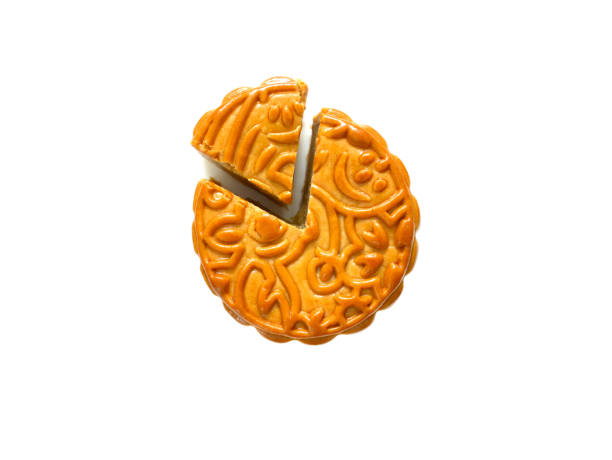 istock Mooncake with durian filling 1165552446