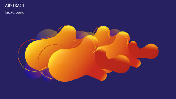 istock Vector abstract background in the form of volumetric orange bodies. EPS 10. 1165566022