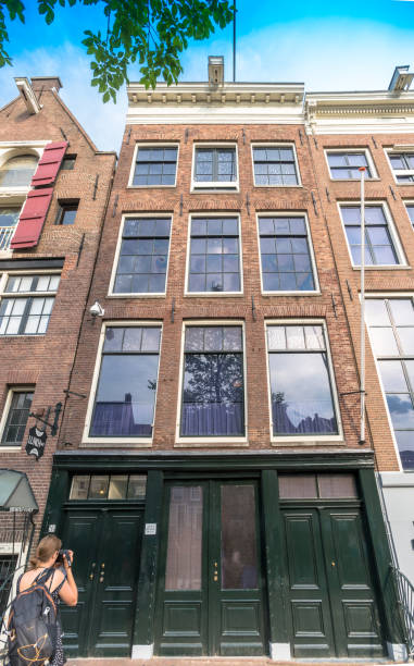 Anne Frank House, Amsterdam, Netherlands stock photo