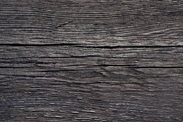 istock gray wooden texture of black crack 1165569492