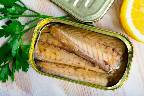 istock Close up of canned fish 1165572015