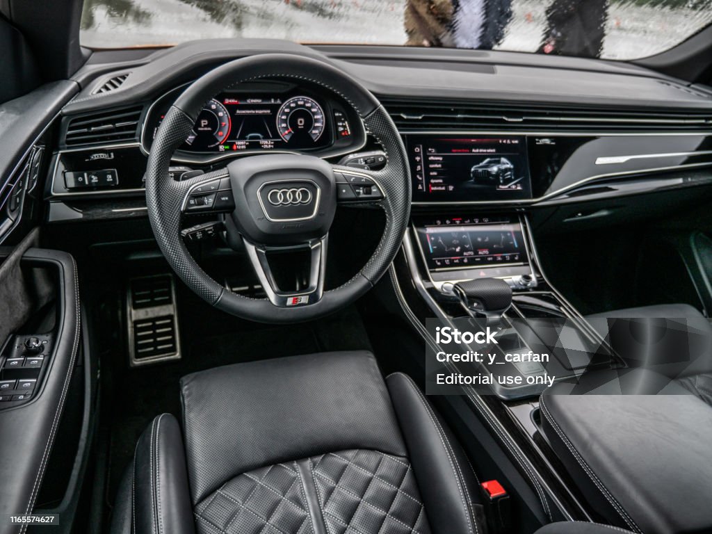 Recycle Eastern Wet Interior Of Audi Q8 Stock Photo - Download Image Now - Audi, Automobile  Industry, Belarus - iStock