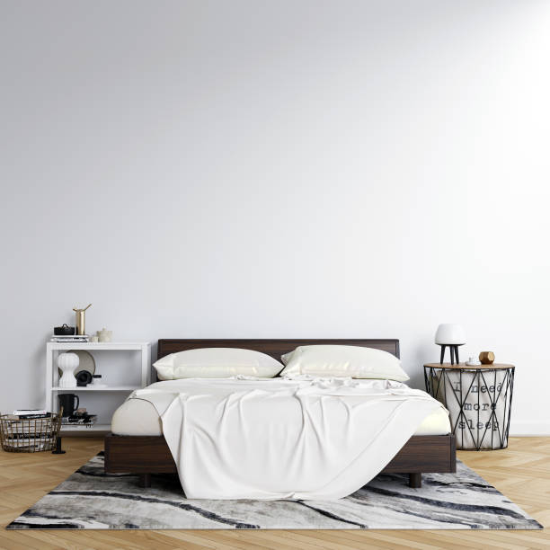 istock Interior Living Room Wall Mock Up Background 1165580591