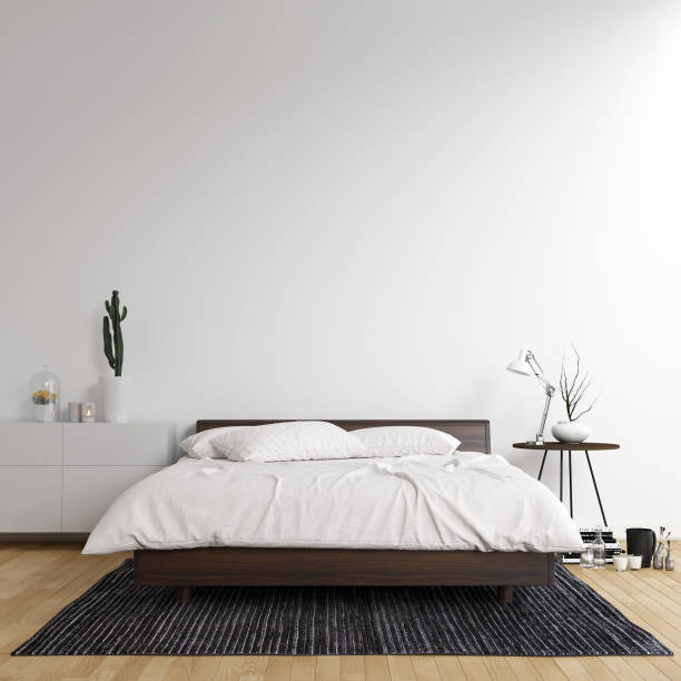 istock Interior Living Room Wall Mock Up Background 1165581746