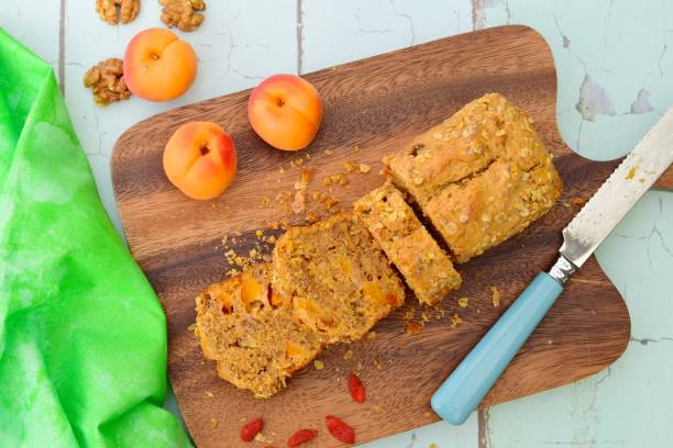 istock Homemade apricot goji berry walnut oat bread 1165584270