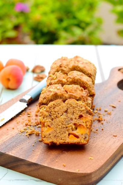 istock Homemade apricot goji berry walnut oat bread 1165584283