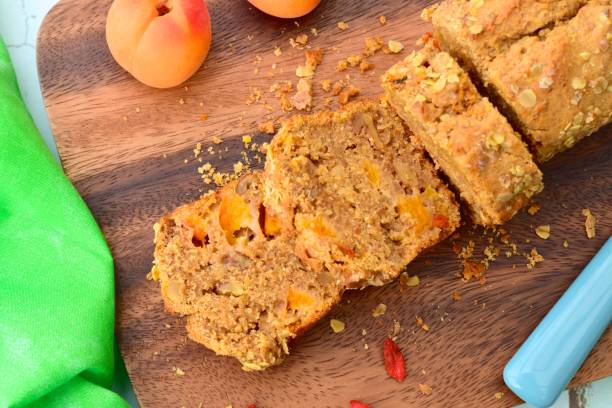 istock Homemade apricot goji berry walnut oat bread 1165584371