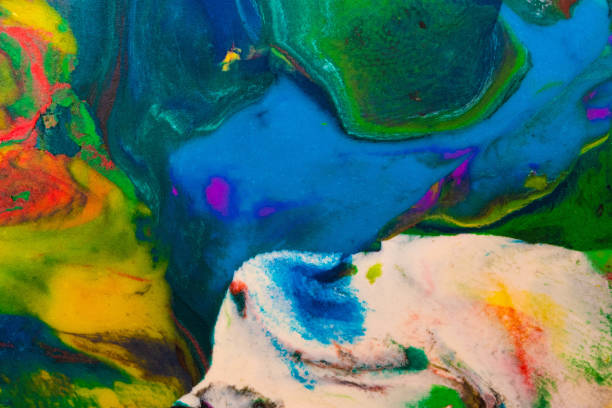 istock Photo of multicolor plasticine mixed texture. Multicolored abstract. 1165593313