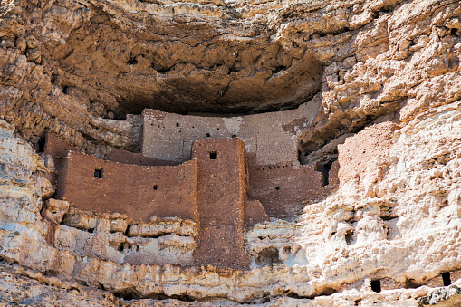 Montezuma Castle Ruins at Montezuma Castle National Monument in Arizona, USA.