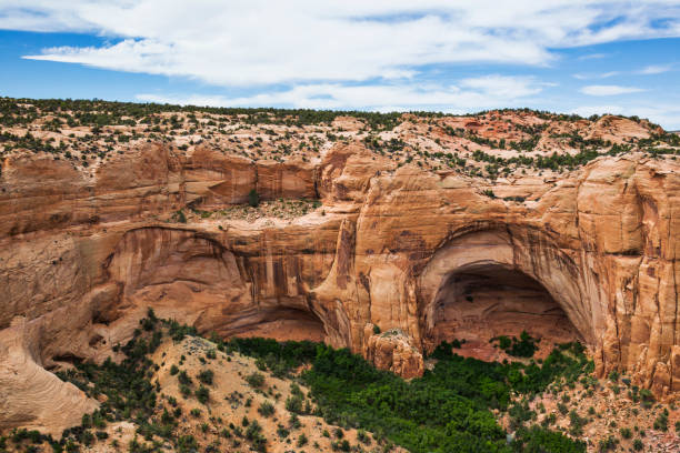 betatakin und keet seel ruinen am navajo national monument in arizona, vereinigte staaten - navajo national monument stock-fotos und bilder