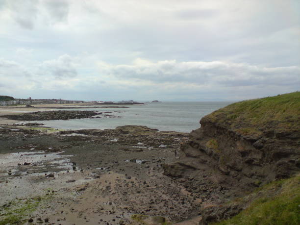 istock Seascape scene with the tide out 1165595364