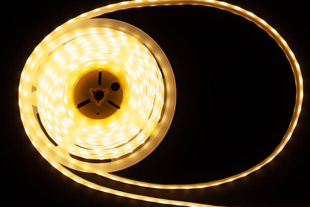 istock luminous tape for interior lighting,led coil on a dark background 1165598653
