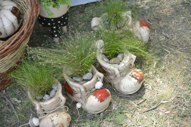 Garden decoration at the traditional handicraft festival