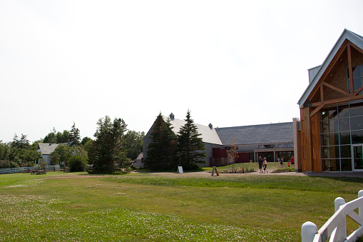 July 27, 2019- Cavendish, PEI: the newly renovated interpretive and information centre at Green Gables Place