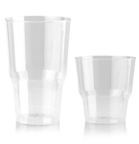 istock The Plastic cup disposable glass isolated on white background 1165626330