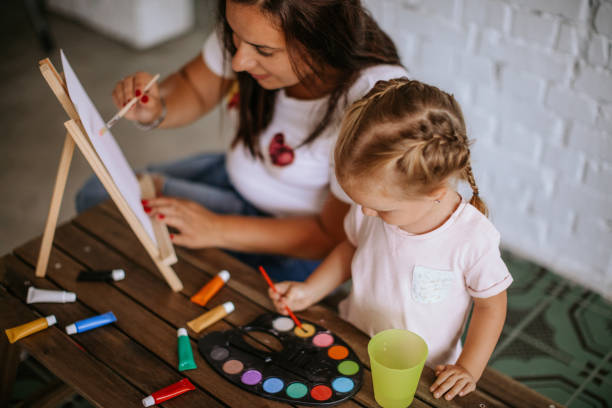 istock We are making our painting for wall 1165626448