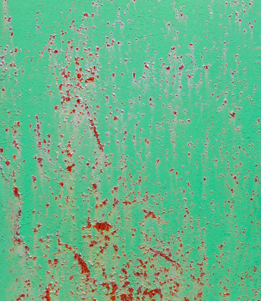 istock The green old painted metal 1165628157