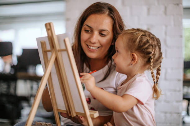 istock We are making our painting for wall 1165628246