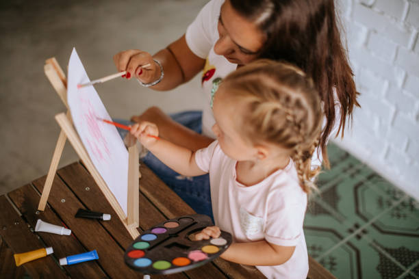 istock We are making our painting for wall 1165628294