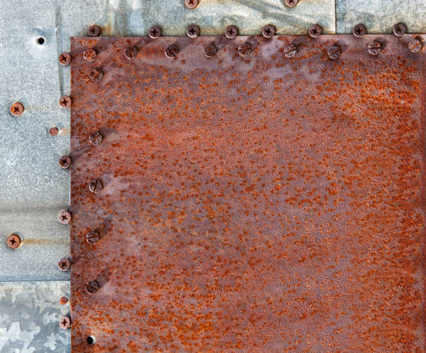istock The colored old painted metal texture 1165628498