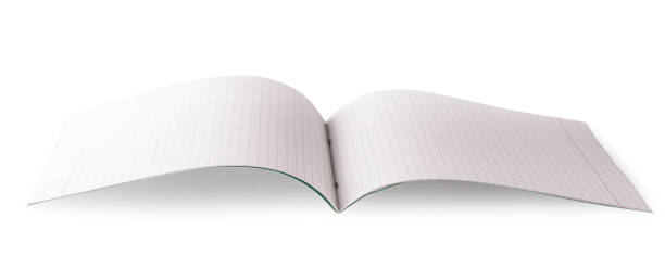 istock The school notebook on a sheet isolated on white background 1165628550