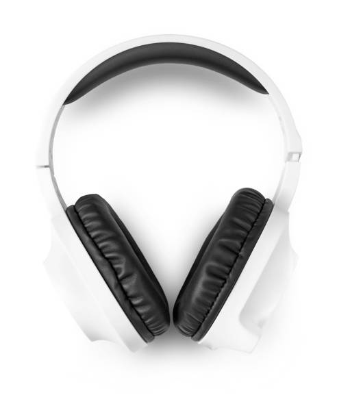 istock The wireless headphones isolated on a white background 1165628578