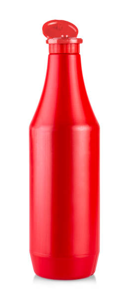 istock The opened plastic bottle of Ketchup sauce isolated on white background 1165631433