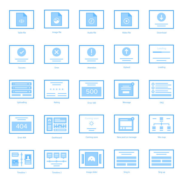 Web Interface Icons Set Here we are offering web interface flat icons set with best design of visuals. Editable vectors are easy to use. If you will hold this set you will feel it is appropriate for you. pac man vector stock illustrations