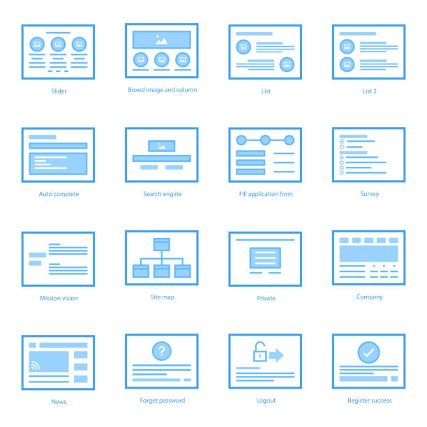 Web Design Icons Set Here we are offering web design flat icons set with best design of visuals. Editable vectors are easy to use. If you will hold this set you will feel it is appropriate for you. pac man vector stock illustrations