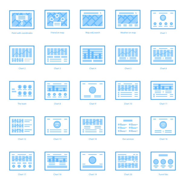 Web Template Icons Collection Here we are offering web template flat icons collection with best design of visuals. Editable vectors are easy to use. If you will hold this set you will feel it is appropriate for you. pac man vector stock illustrations