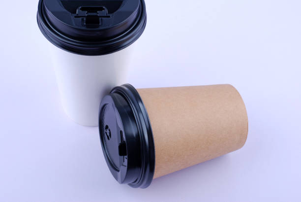 istock Coffee paper cup isolated on white background 1165635209