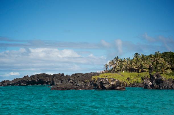 istock Deep Aqua Blue Ocean in Maui Hawaii 1165636830