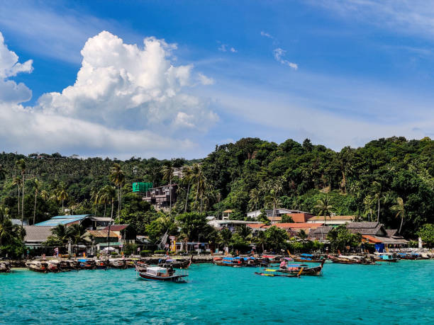 istock Scenic view of phi phi island thailand 1165640108