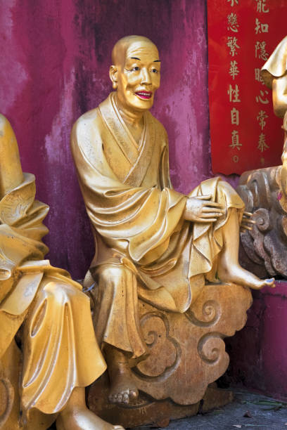 istock Lifesize Buddha statues, Ten Thousand Buddhas Monastery, Hong Kong China 1165644327