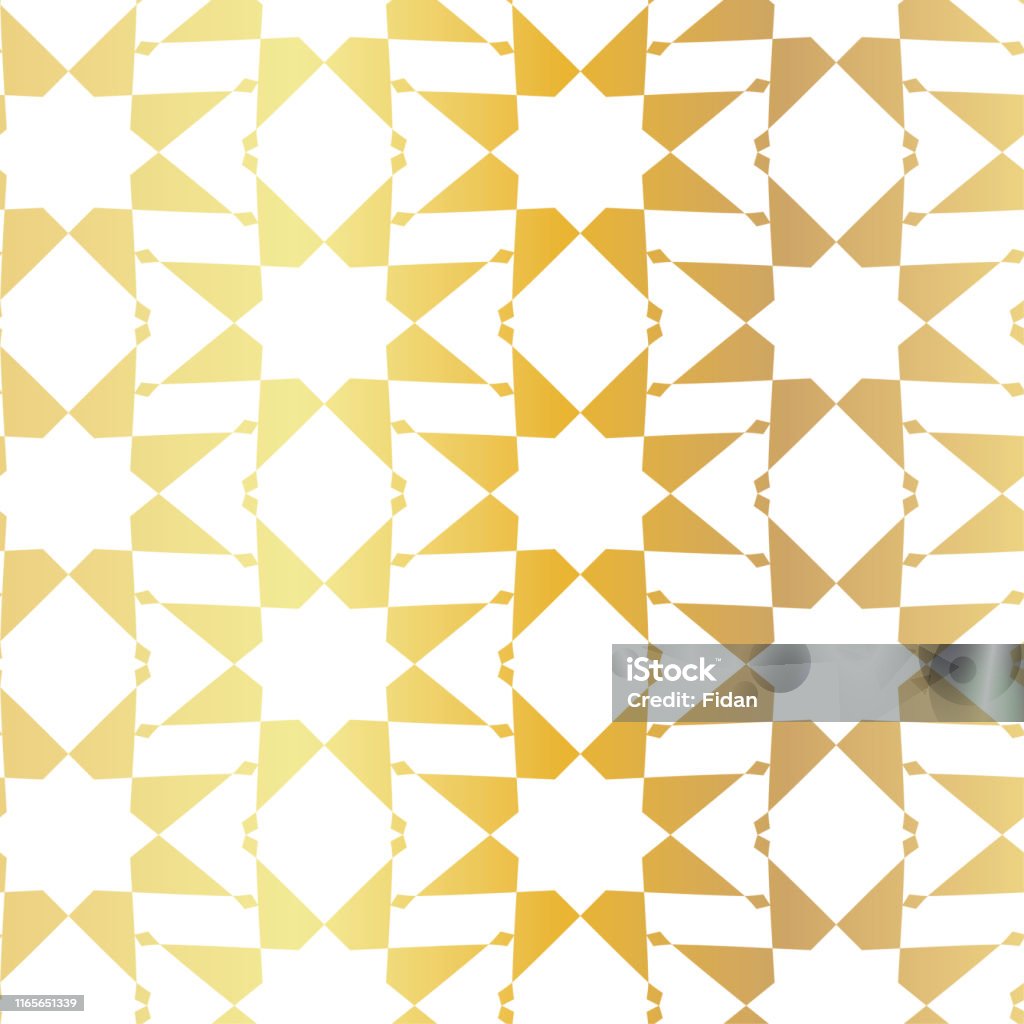 Gold Repeat Pattern Seamless Vector Gold Pattern Repeat Golden Abstract Background For ...