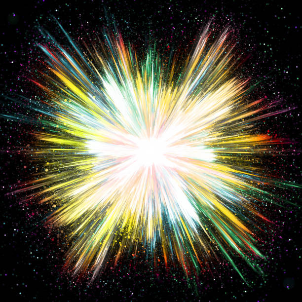 istock Explosion of bright and colored powder 1165653137