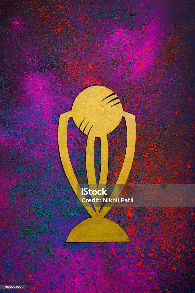 Jalgaon, Maharashtra / India - June 23, 2019 : Cricket Sport cup trophy , Cricket Trophy Stock Photo