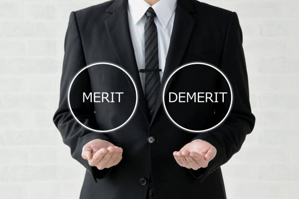 istock Business concepts, merit and demerit 1165654964