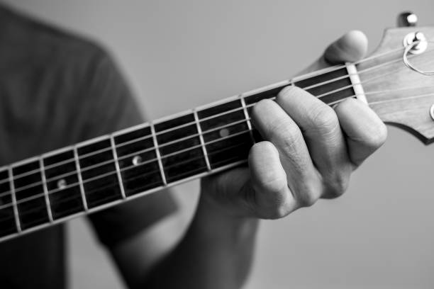 istock Musicians are catching guitar chords. 1165657454