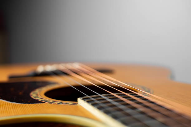 istock Acoustic guitar that is classic and beautiful 1165657464